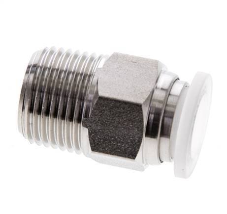 10mm x R3/8'' RVS/PA Insteekfitting Buitendraad EPDM/PTFE