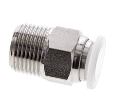 10mm x R3/8'' RVS/PA Insteekfitting Buitendraad EPDM/PTFE