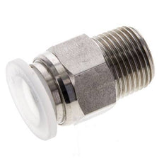 12mm x R3/8'' RVS/PA Insteekfitting Buitendraad EPDM/PTFE