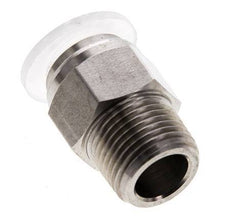 12mm x R3/8'' RVS/PA Insteekfitting Buitendraad EPDM/PTFE