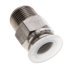 12mm x R3/8'' RVS/PA Insteekfitting Buitendraad EPDM/PTFE