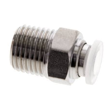 12mm x R1/2'' RVS/PA Insteekfitting Buitendraad EPDM/PTFE