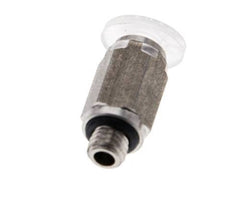 4mm x M 5 PA/RVS Insteekfitting Buitendraad EPDM