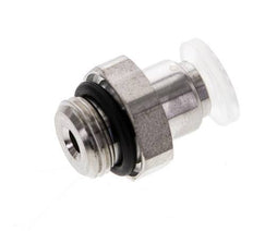 4mm x G1/8'' PA/RVS Insteekfitting Buitendraad EPDM