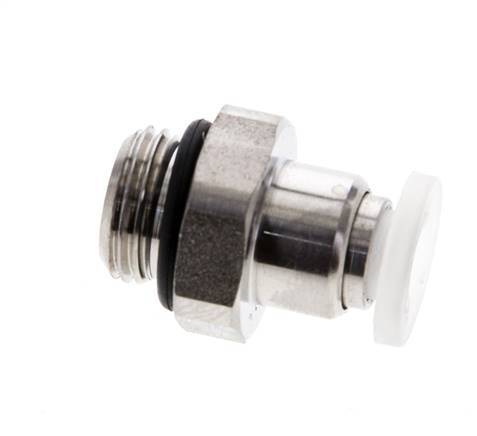 4mm x G1/8'' PA/RVS Insteekfitting Buitendraad EPDM
