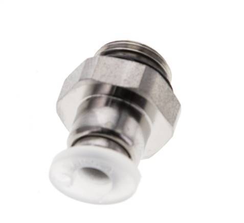 4mm x G1/8'' PA/RVS Insteekfitting Buitendraad EPDM