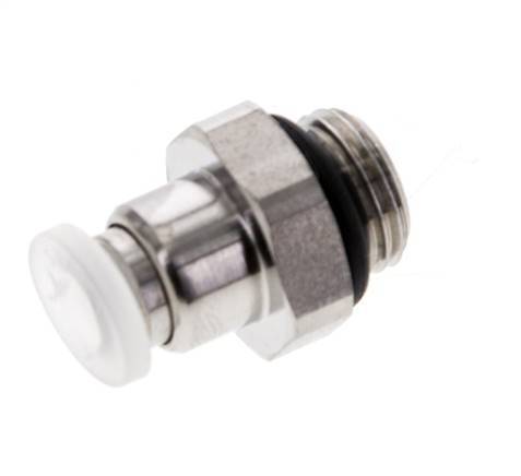 4mm x G1/8'' PA/RVS Insteekfitting Buitendraad EPDM