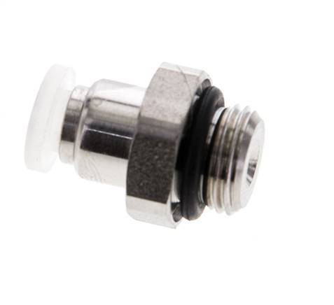 4mm x G1/8'' PA/RVS Insteekfitting Buitendraad EPDM