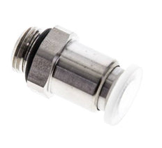 6mm x G1/8'' PA/RVS Insteekfitting Buitendraad EPDM