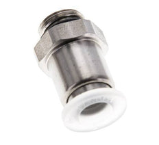6mm x G1/8'' PA/RVS Insteekfitting Buitendraad EPDM
