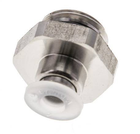 4mm x G1/4'' PA/RVS Insteekfitting Buitendraad EPDM