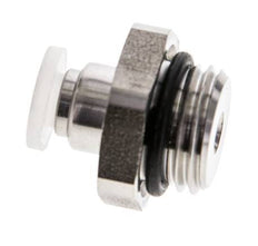 4mm x G1/4'' PA/RVS Insteekfitting Buitendraad EPDM