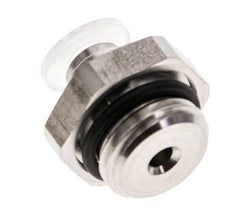 4mm x G1/4'' PA/RVS Insteekfitting Buitendraad EPDM