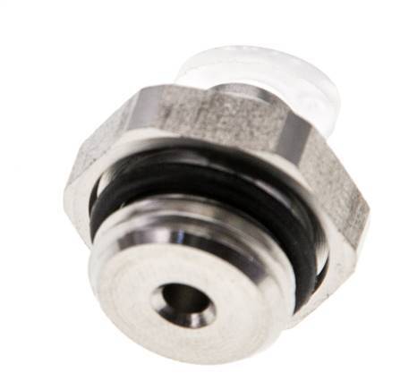 4mm x G1/4'' PA/RVS Insteekfitting Buitendraad EPDM