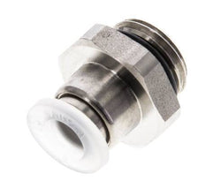 6mm x G1/4'' PA/RVS Insteekfitting Buitendraad EPDM