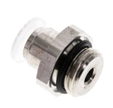 6mm x G1/4'' PA/RVS Insteekfitting Buitendraad EPDM