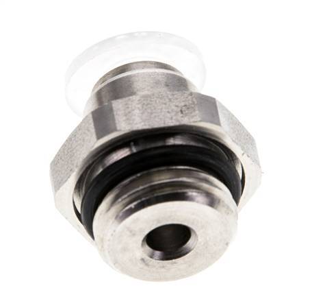 6mm x G1/4'' PA/RVS Insteekfitting Buitendraad EPDM