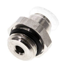 6mm x G1/4'' PA/RVS Insteekfitting Buitendraad EPDM