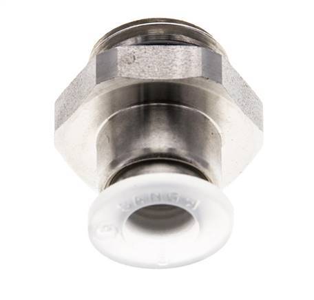 6mm x G1/4'' PA/RVS Insteekfitting Buitendraad EPDM