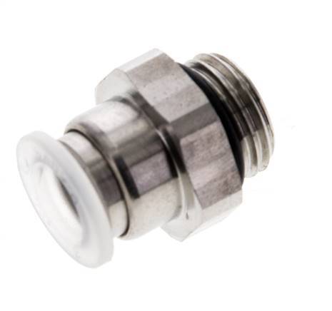 8mm x G1/4'' PA/RVS Insteekfitting Buitendraad EPDM