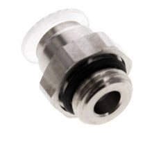 8mm x G1/4'' PA/RVS Insteekfitting Buitendraad EPDM