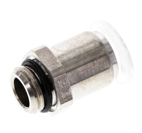 10mm x G1/4'' PA/RVS Insteekfitting Buitendraad EPDM