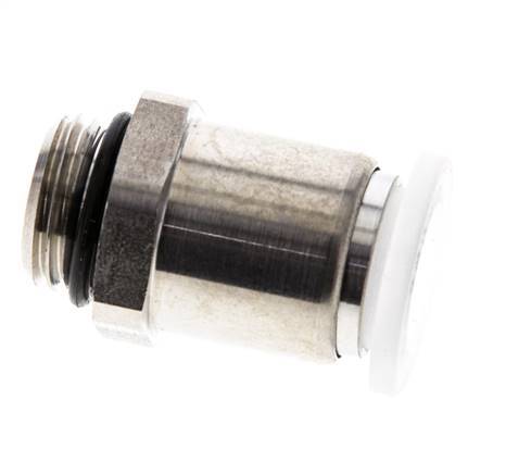 10mm x G1/4'' PA/RVS Insteekfitting Buitendraad EPDM