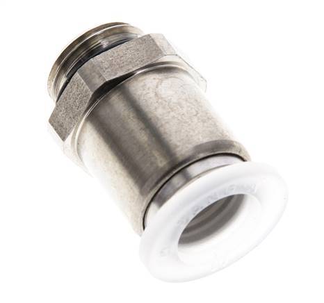 10mm x G1/4'' PA/RVS Insteekfitting Buitendraad EPDM