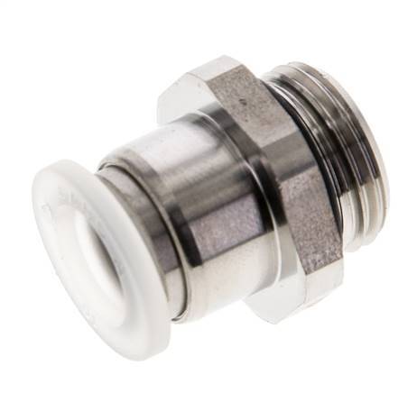 10mm x G3/8'' PA/RVS Insteekfitting Buitendraad EPDM