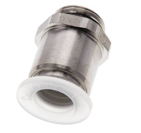 12mm x G3/8'' PA/RVS Insteekfitting Buitendraad EPDM