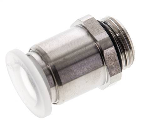 12mm x G3/8'' PA/RVS Insteekfitting Buitendraad EPDM