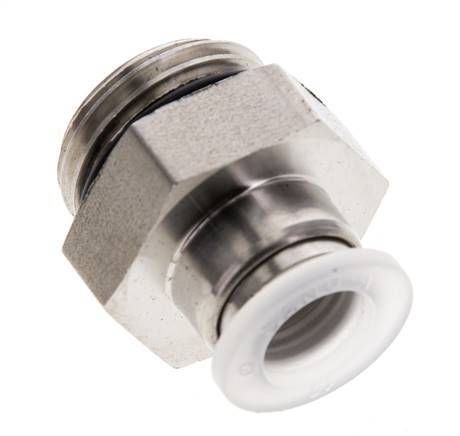 10mm x G1/2'' PA/RVS Insteekfitting Buitendraad EPDM