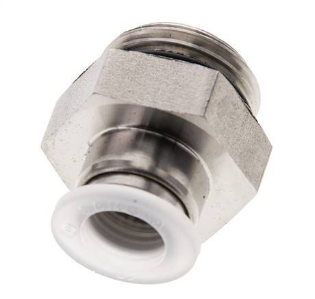10mm x G1/2'' PA/RVS Insteekfitting Buitendraad EPDM