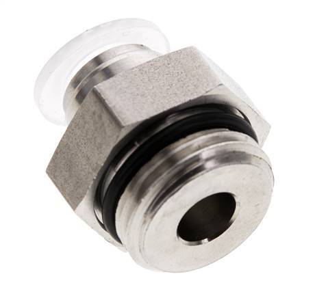 10mm x G1/2'' PA/RVS Insteekfitting Buitendraad EPDM