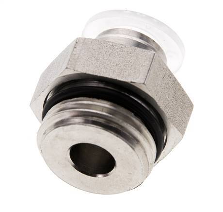 10mm x G1/2'' PA/RVS Insteekfitting Buitendraad EPDM