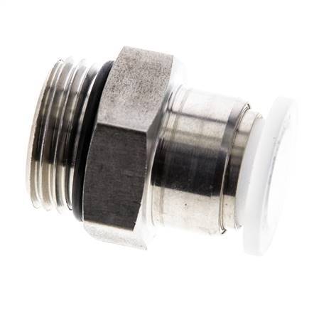 12mm x G1/2'' PA/RVS Insteekfitting Buitendraad EPDM