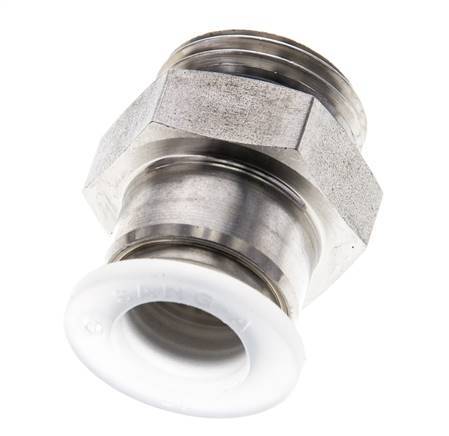 12mm x G1/2'' PA/RVS Insteekfitting Buitendraad EPDM