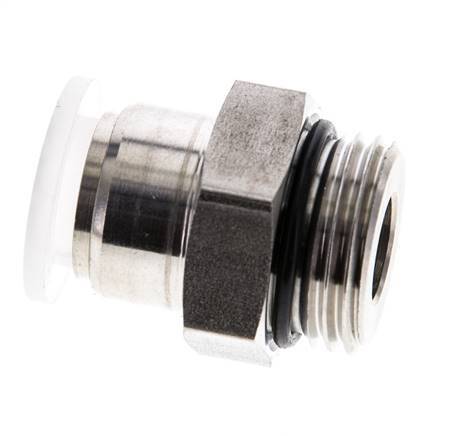 12mm x G1/2'' PA/RVS Insteekfitting Buitendraad EPDM