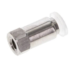 4mm x M 5 RVS/PA Insteekfitting Binnendraad EPDM/PTFE