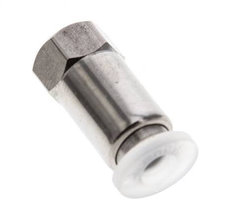 4mm x M 5 RVS/PA Insteekfitting Binnendraad EPDM/PTFE