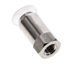 4mm x M 5 RVS/PA Insteekfitting Binnendraad EPDM/PTFE