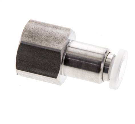 4mm x G1/8'' RVS/PA Insteekfitting Binnendraad EPDM/PTFE