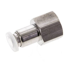 4mm x G1/8'' RVS/PA Insteekfitting Binnendraad EPDM/PTFE