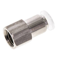 6mm x G1/8'' RVS/PA Insteekfitting Binnendraad EPDM/PTFE