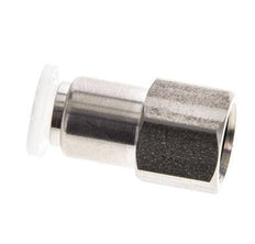 6mm x G1/8'' RVS/PA Insteekfitting Binnendraad EPDM/PTFE