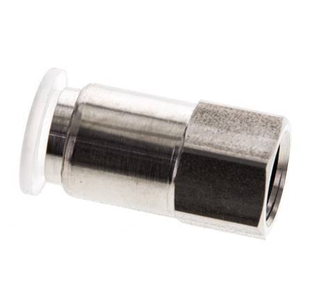 8mm x G1/8'' RVS/PA Insteekfitting Binnendraad EPDM/PTFE