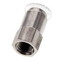 8mm x G1/8'' RVS/PA Insteekfitting Binnendraad EPDM/PTFE