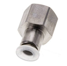 6mm x G1/4'' RVS/PA Insteekfitting Binnendraad EPDM/PTFE
