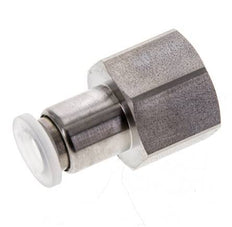 6mm x G1/4'' RVS/PA Insteekfitting Binnendraad EPDM/PTFE