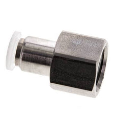 6mm x G1/4'' RVS/PA Insteekfitting Binnendraad EPDM/PTFE